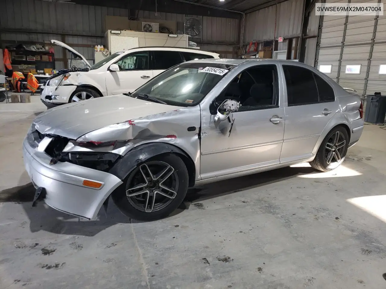 2002 Volkswagen Jetta Gls VIN: 3VWSE69MX2M047004 Lot: 50554215