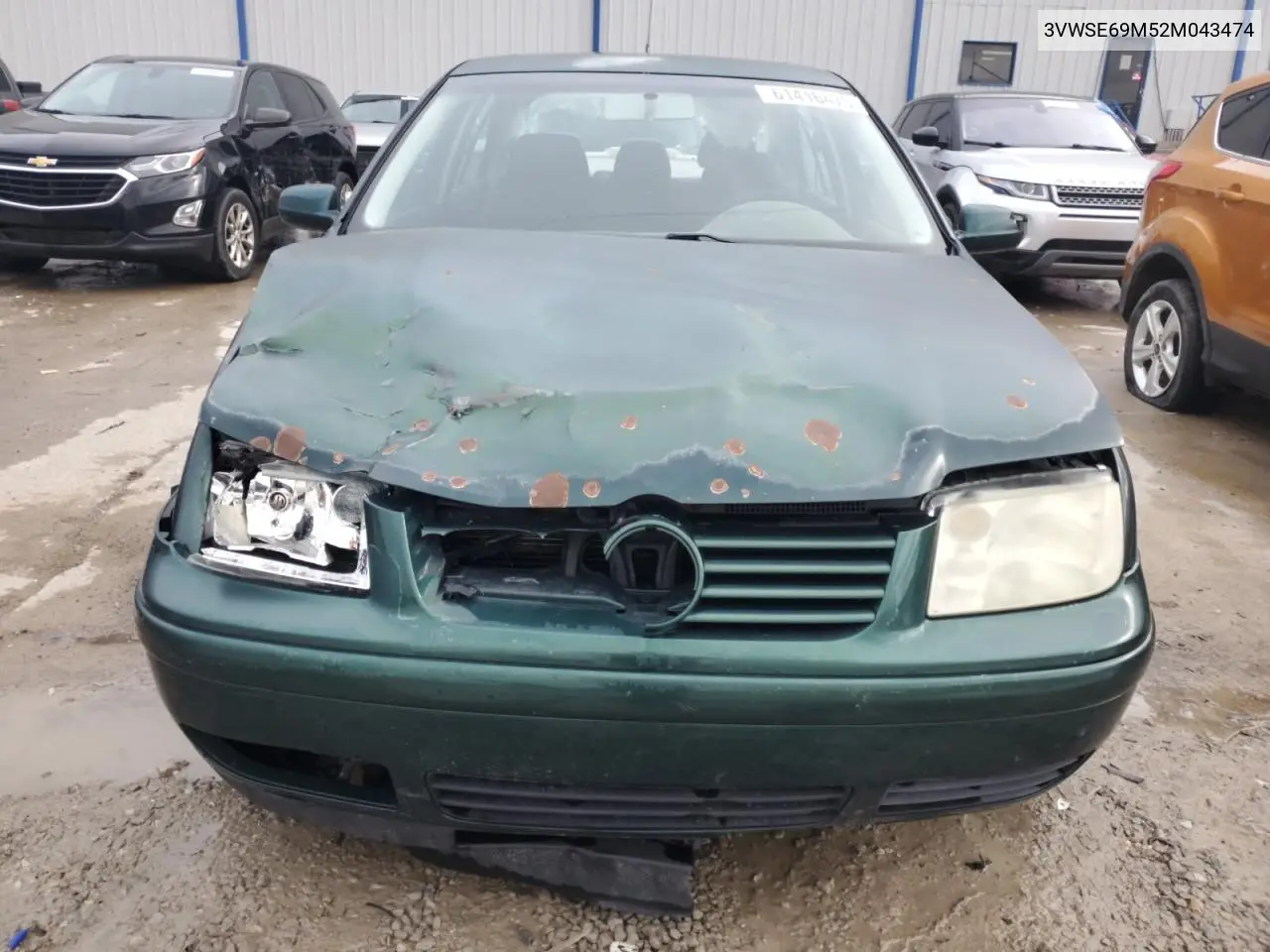 2002 Volkswagen Jetta Gls VIN: 3VWSE69M52M043474 Lot: 61416475