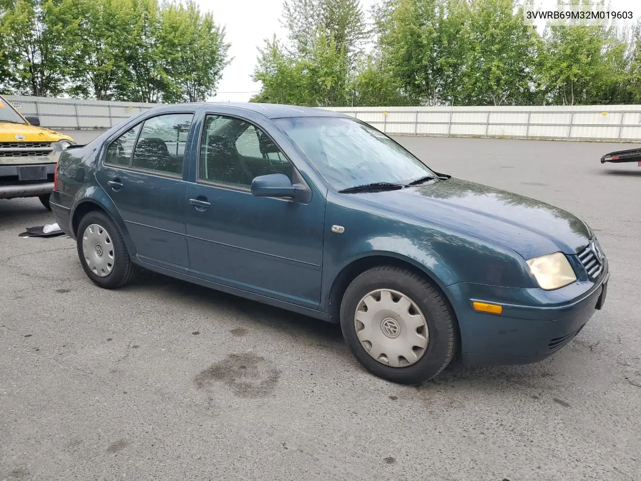 2002 Volkswagen Jetta Gl VIN: 3VWRB69M32M019603 Lot: 61624645