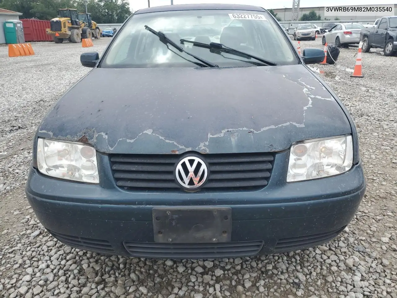 2002 Volkswagen Jetta Gl VIN: 3VWRB69M82M035540 Lot: 63227755