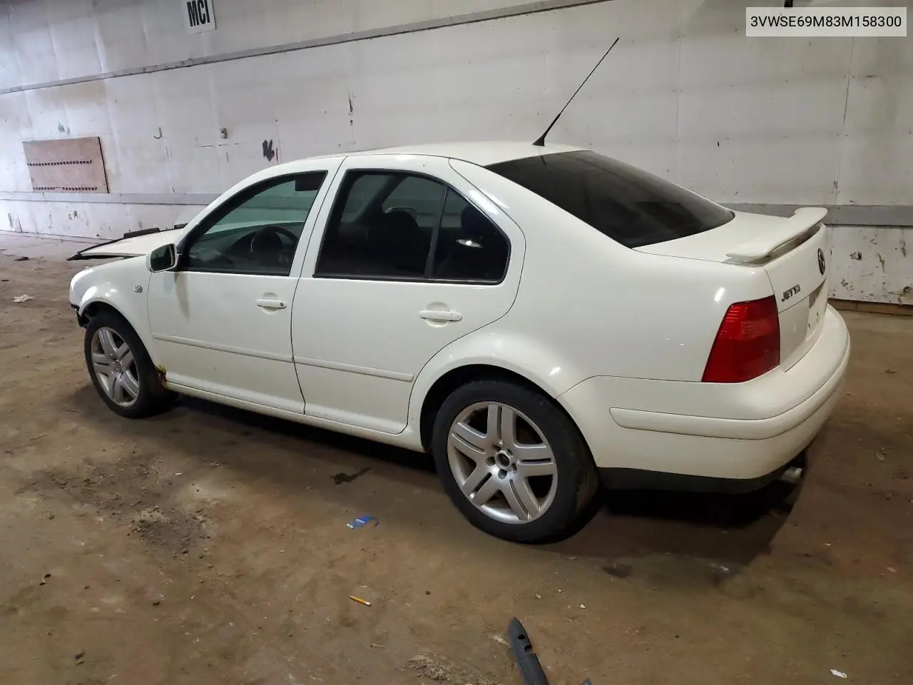 2003 Volkswagen Jetta Gls VIN: 3VWSE69M83M158300 Lot: 55131895