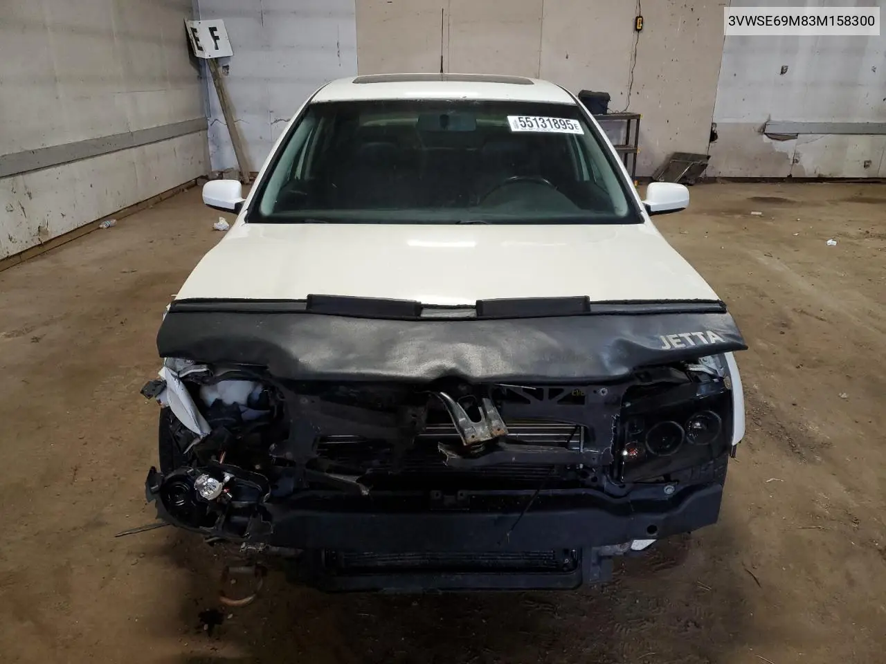 2003 Volkswagen Jetta Gls VIN: 3VWSE69M83M158300 Lot: 55131895