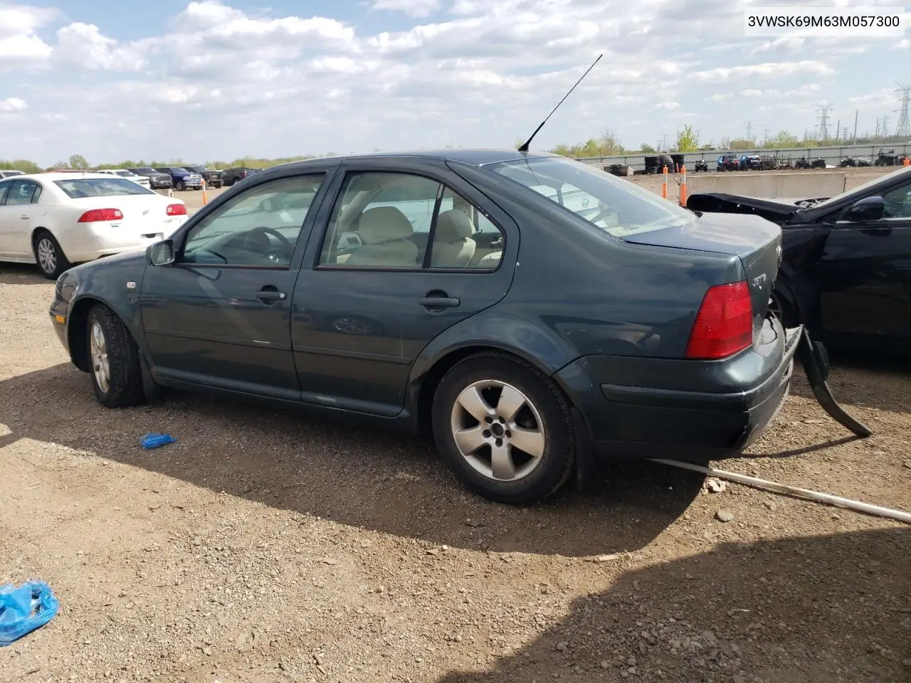 2003 Volkswagen Jetta Gls VIN: 3VWSK69M63M057300 Lot: 55657165
