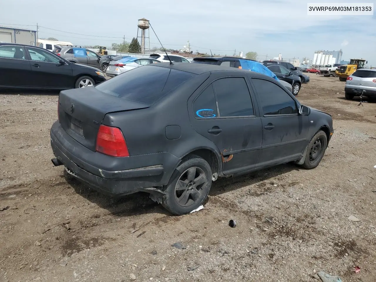 2003 Volkswagen Jetta Gl Tdi VIN: 3VWRP69M03M181353 Lot: 55988605