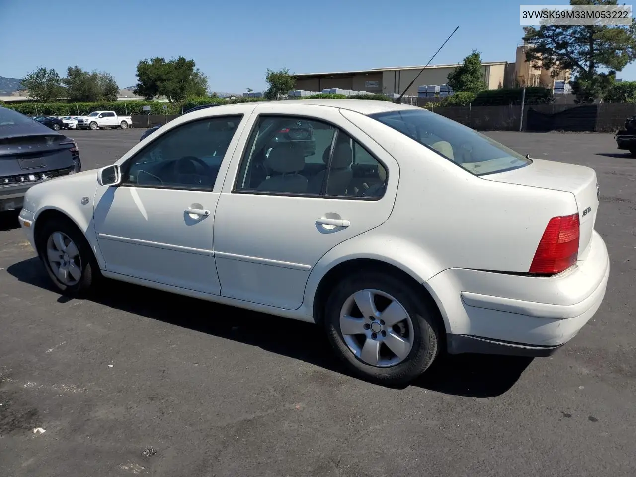 2003 Volkswagen Jetta Gls VIN: 3VWSK69M33M053222 Lot: 56103375