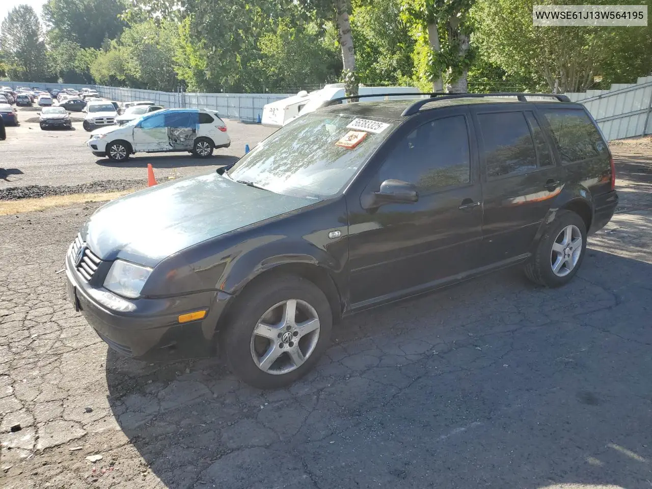 2003 Volkswagen Jetta Gls VIN: WVWSE61J13W564195 Lot: 56383325