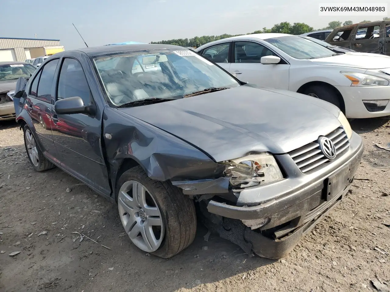 2003 Volkswagen Jetta Gls VIN: 3VWSK69M43M048983 Lot: 58533595