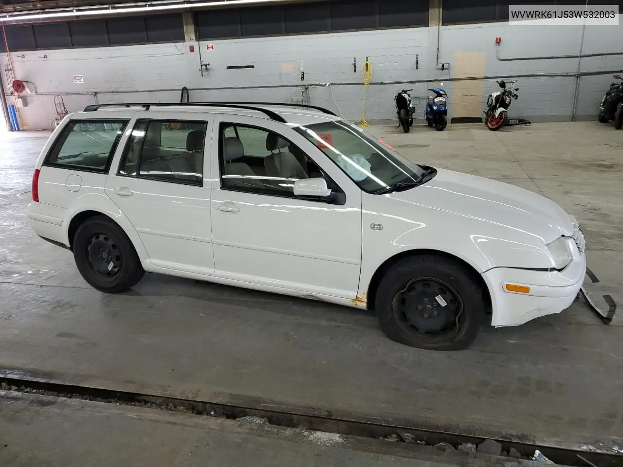 2003 Volkswagen Jetta Gl VIN: WVWRK61J53W532003 Lot: 60117115