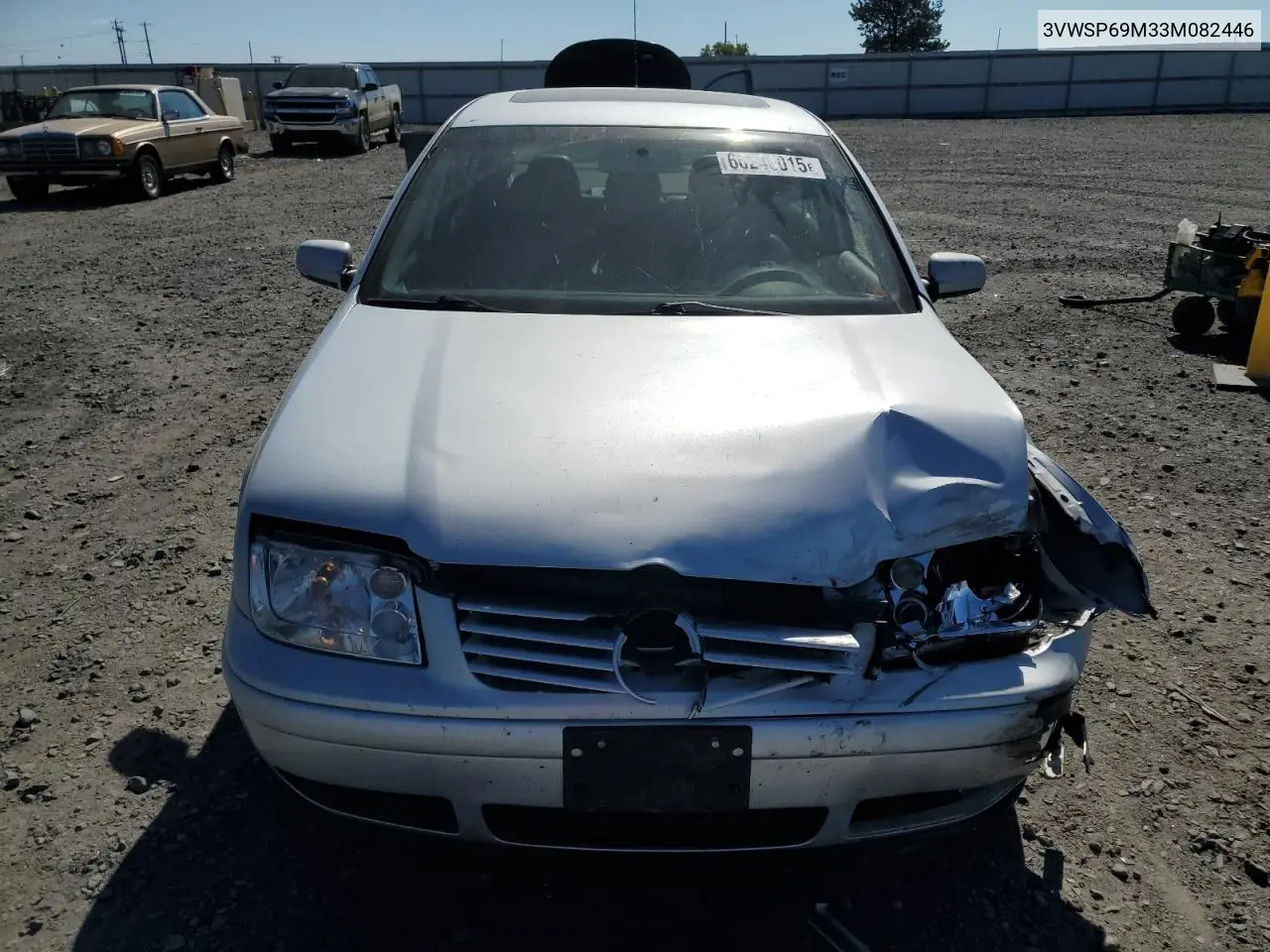 2003 Volkswagen Jetta Gls Tdi VIN: 3VWSP69M33M082446 Lot: 60245015