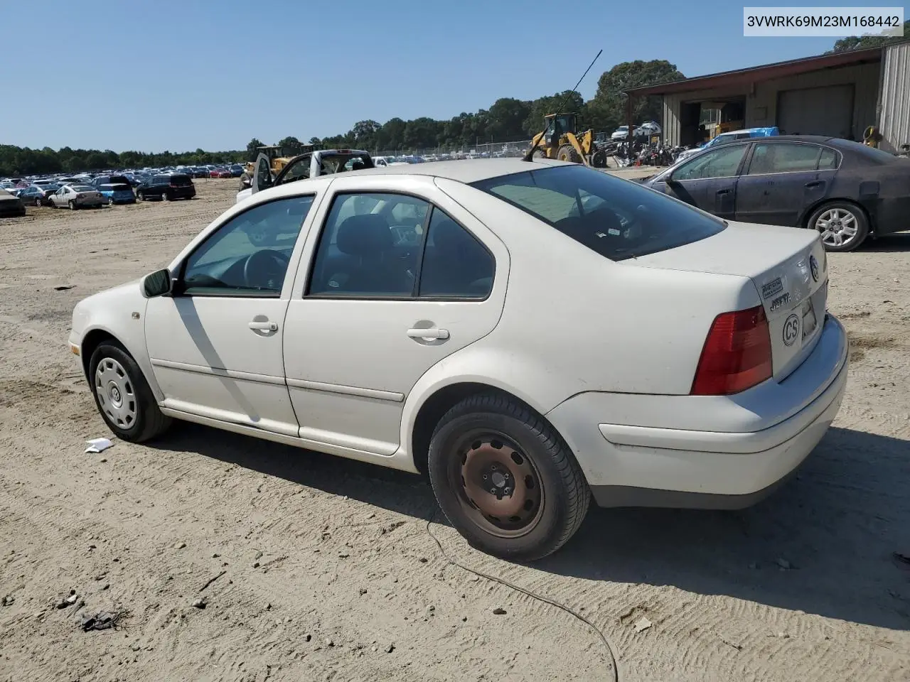 2003 Volkswagen Jetta Gl VIN: 3VWRK69M23M168442 Lot: 61065935