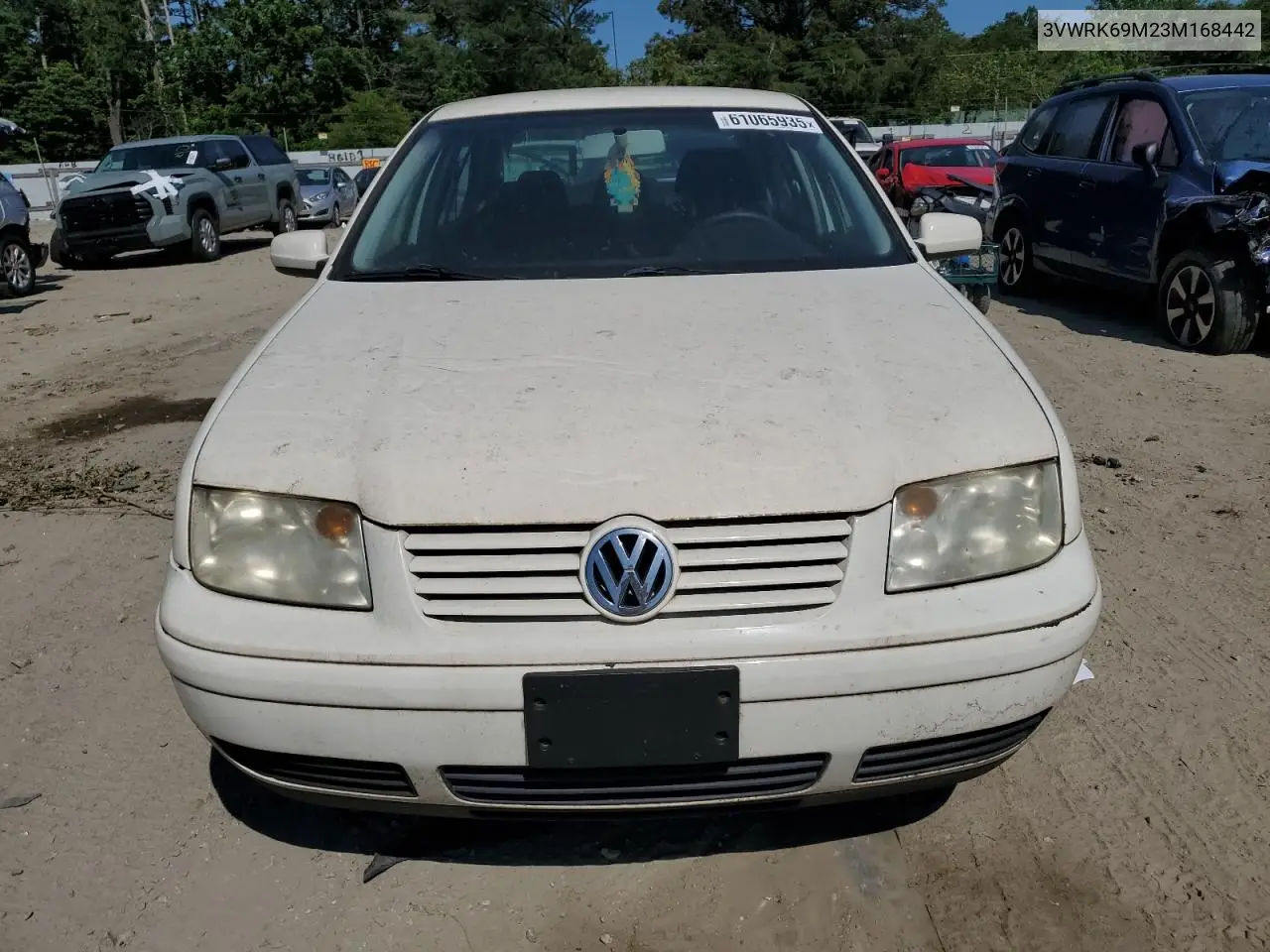 2003 Volkswagen Jetta Gl VIN: 3VWRK69M23M168442 Lot: 61065935