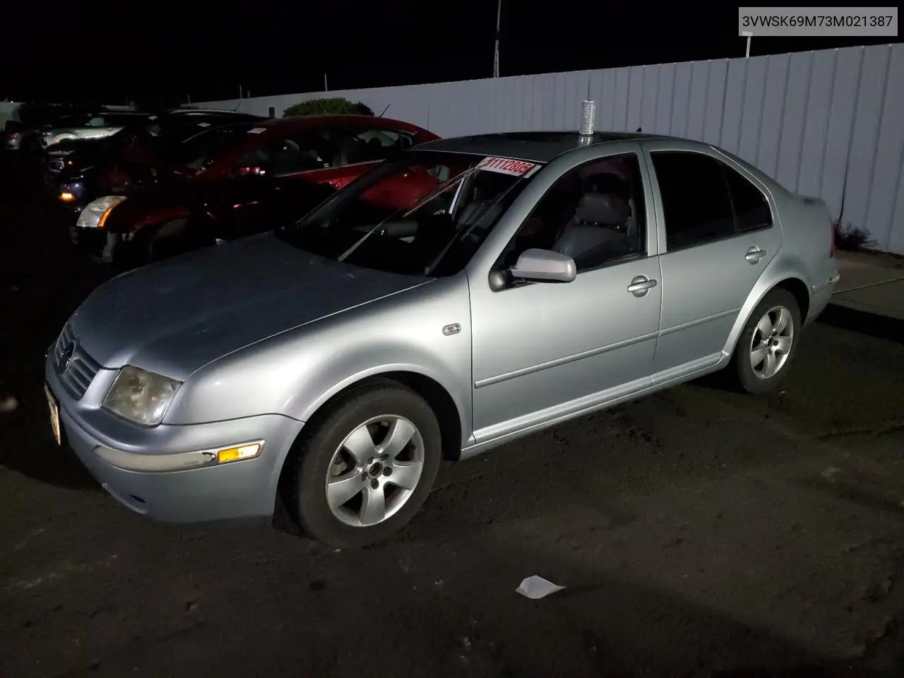 2003 Volkswagen Jetta Gls VIN: 3VWSK69M73M021387 Lot: 61112805