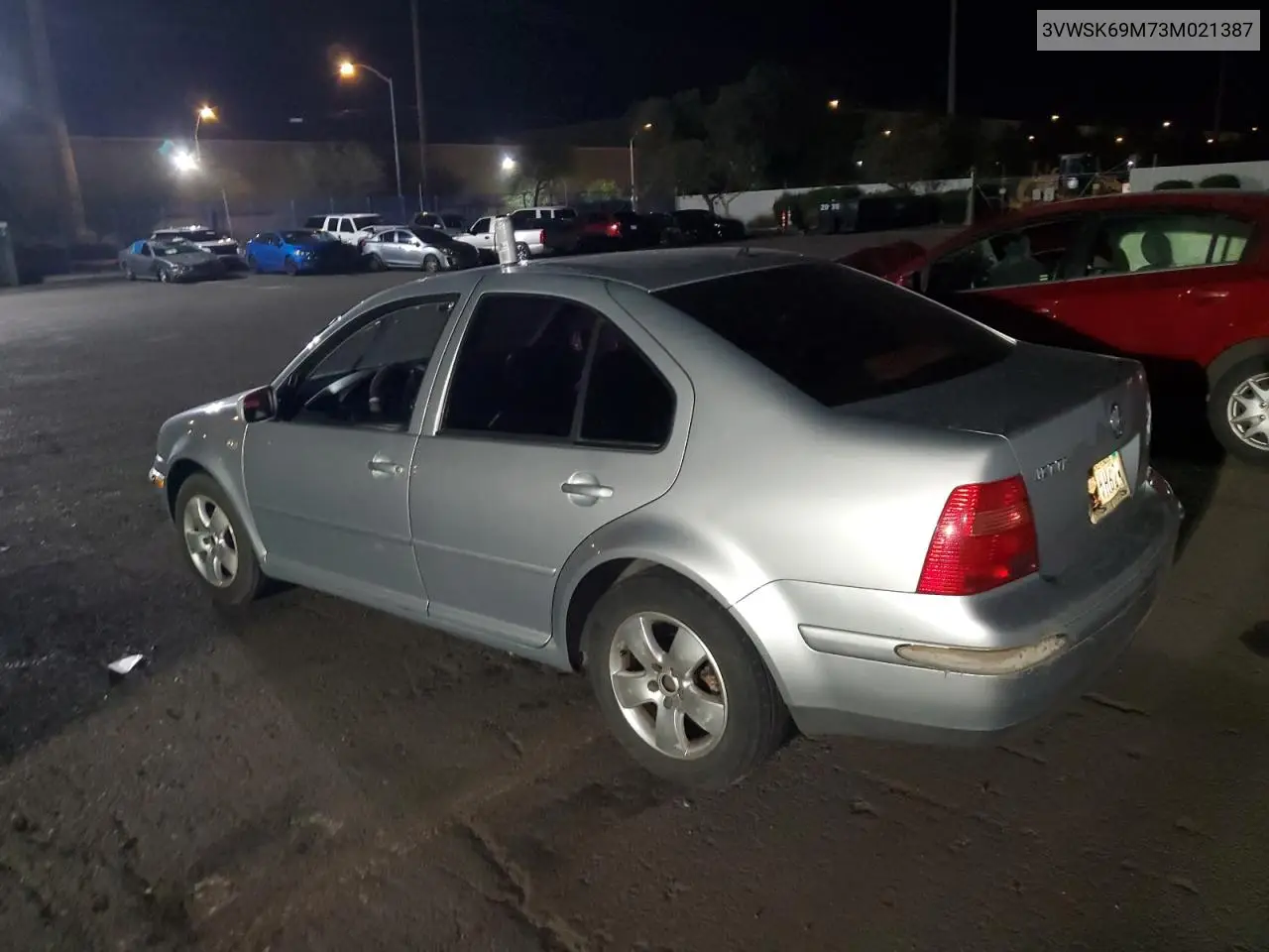 2003 Volkswagen Jetta Gls VIN: 3VWSK69M73M021387 Lot: 61112805