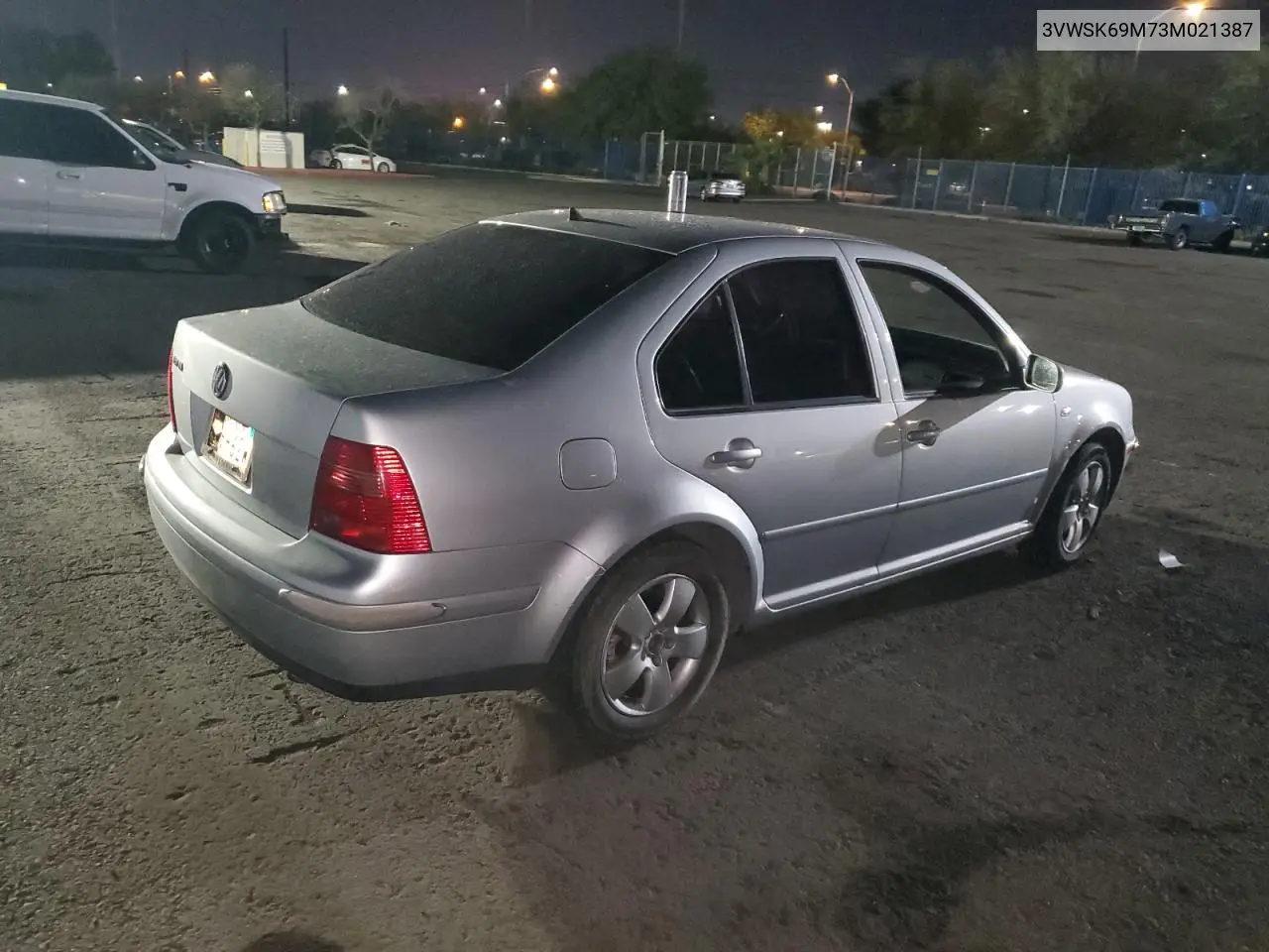 2003 Volkswagen Jetta Gls VIN: 3VWSK69M73M021387 Lot: 61112805
