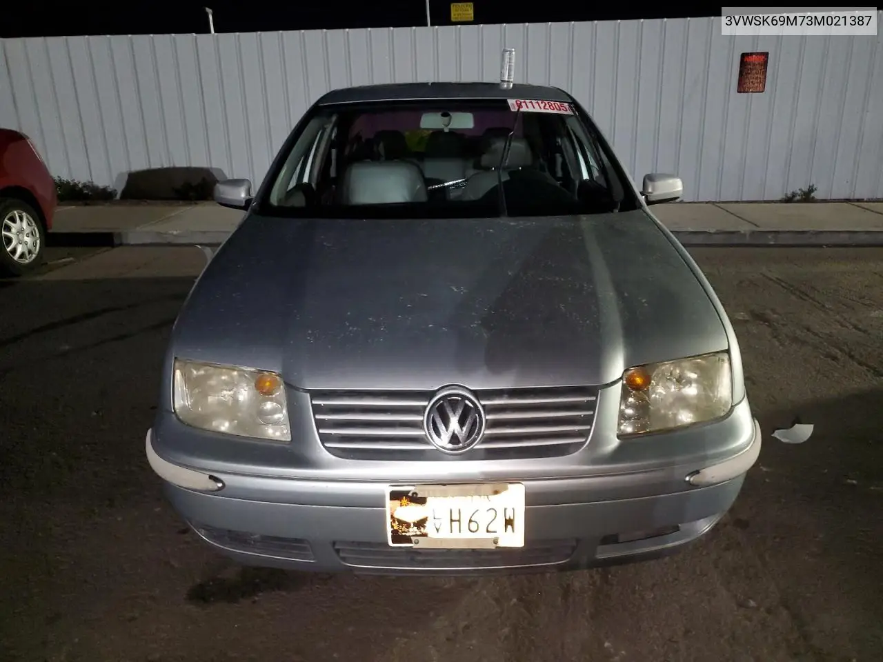 2003 Volkswagen Jetta Gls VIN: 3VWSK69M73M021387 Lot: 61112805