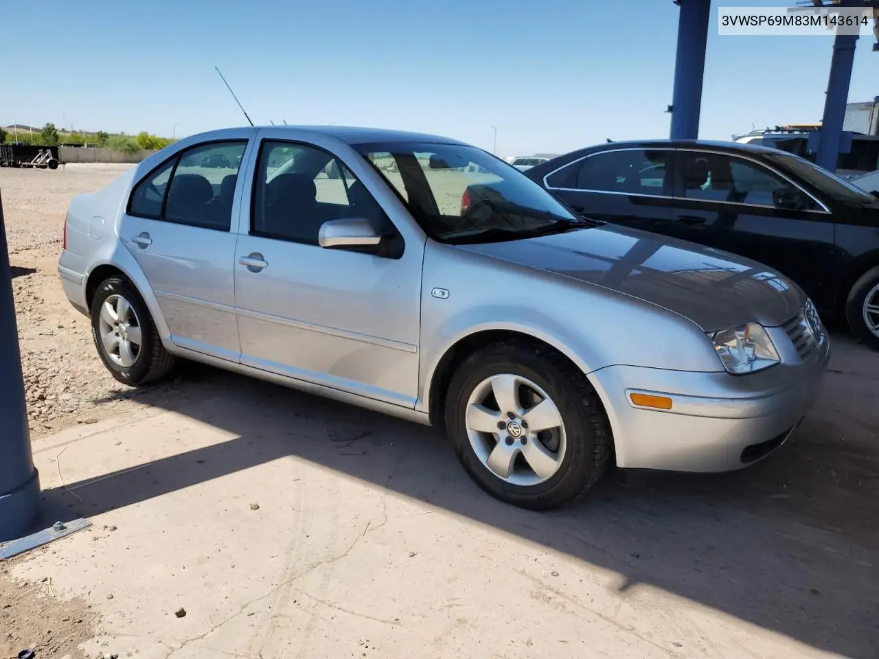 2003 Volkswagen Jetta Gls Tdi VIN: 3VWSP69M83M143614 Lot: 62389785