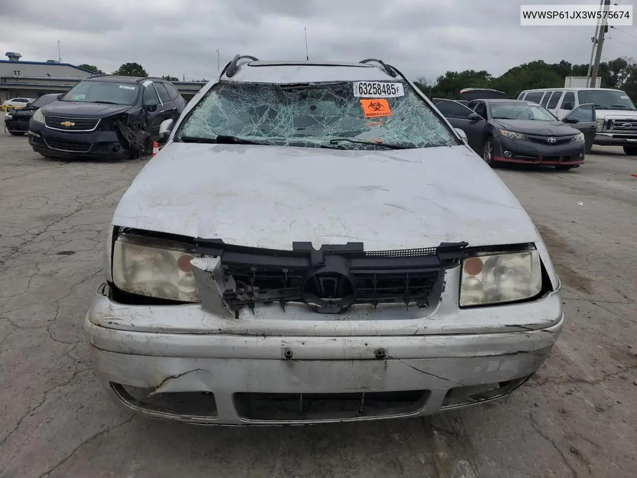 2003 Volkswagen Jetta Gls Tdi VIN: WVWSP61JX3W575674 Lot: 63258485