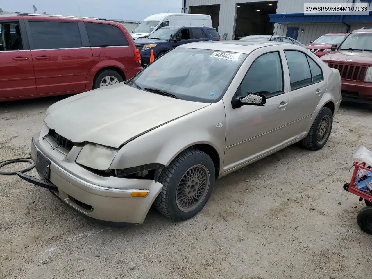 2004 Volkswagen Jetta Gls Tdi VIN: 3VWSR69M34M109933 Lot: 54994625