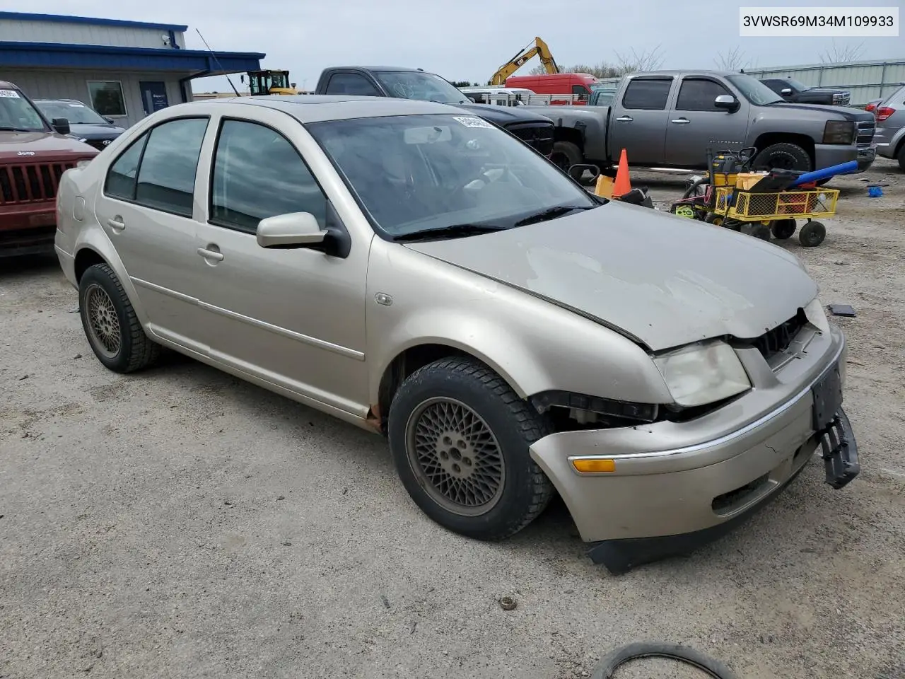 2004 Volkswagen Jetta Gls Tdi VIN: 3VWSR69M34M109933 Lot: 54994625