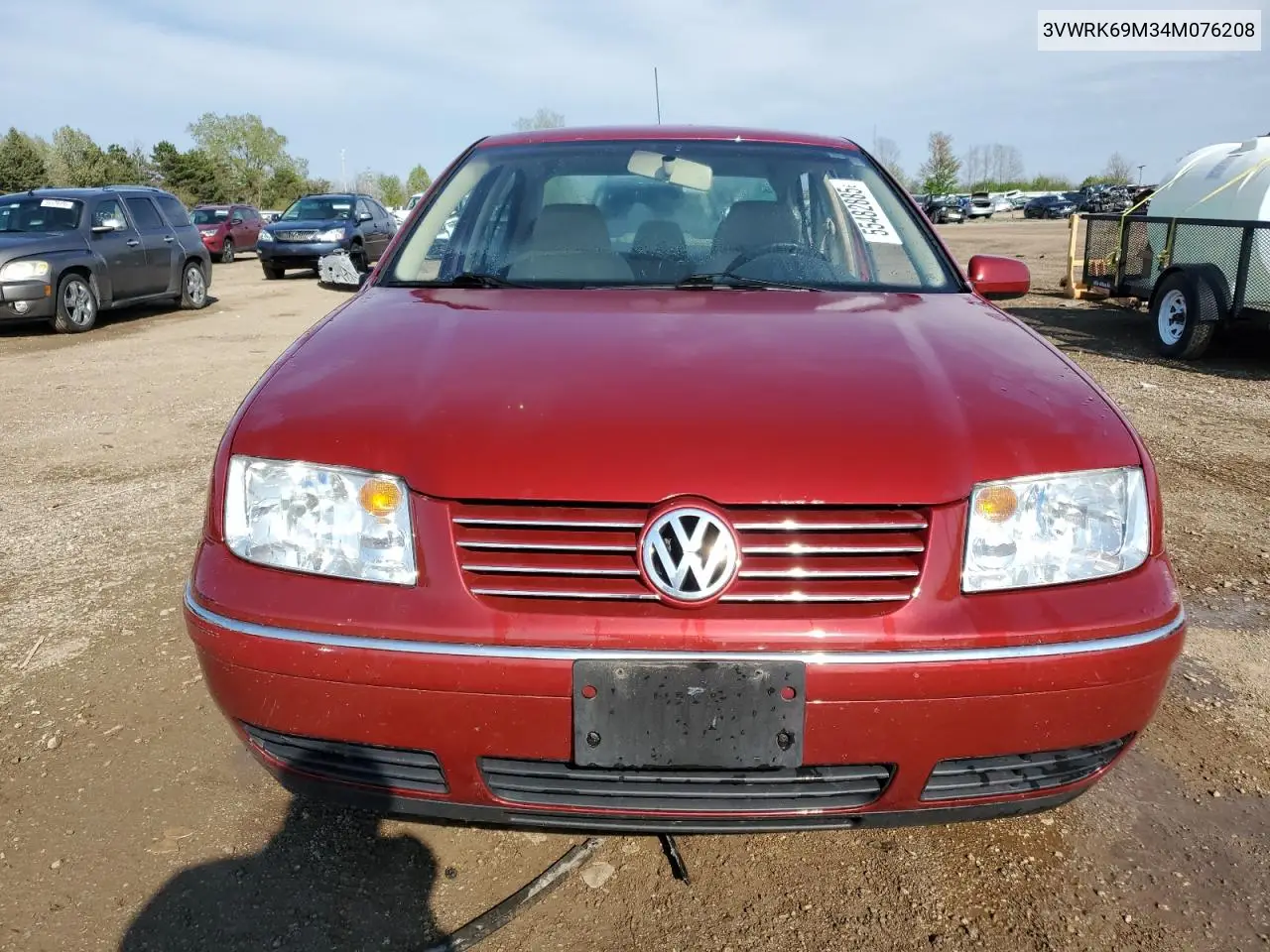 2004 Volkswagen Jetta Gl VIN: 3VWRK69M34M076208 Lot: 55482885