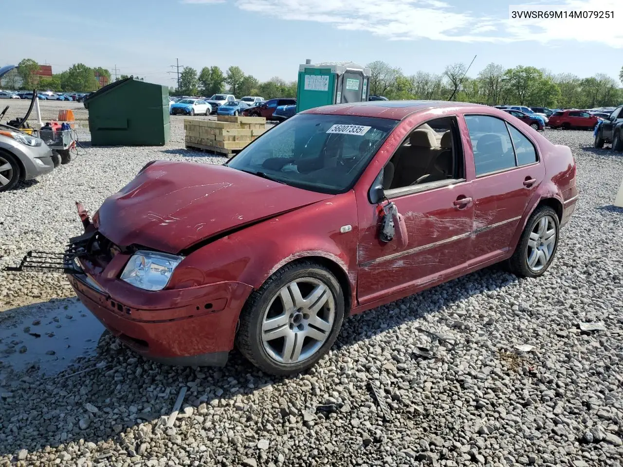 2004 Volkswagen Jetta Gls Tdi VIN: 3VWSR69M14M079251 Lot: 56007335