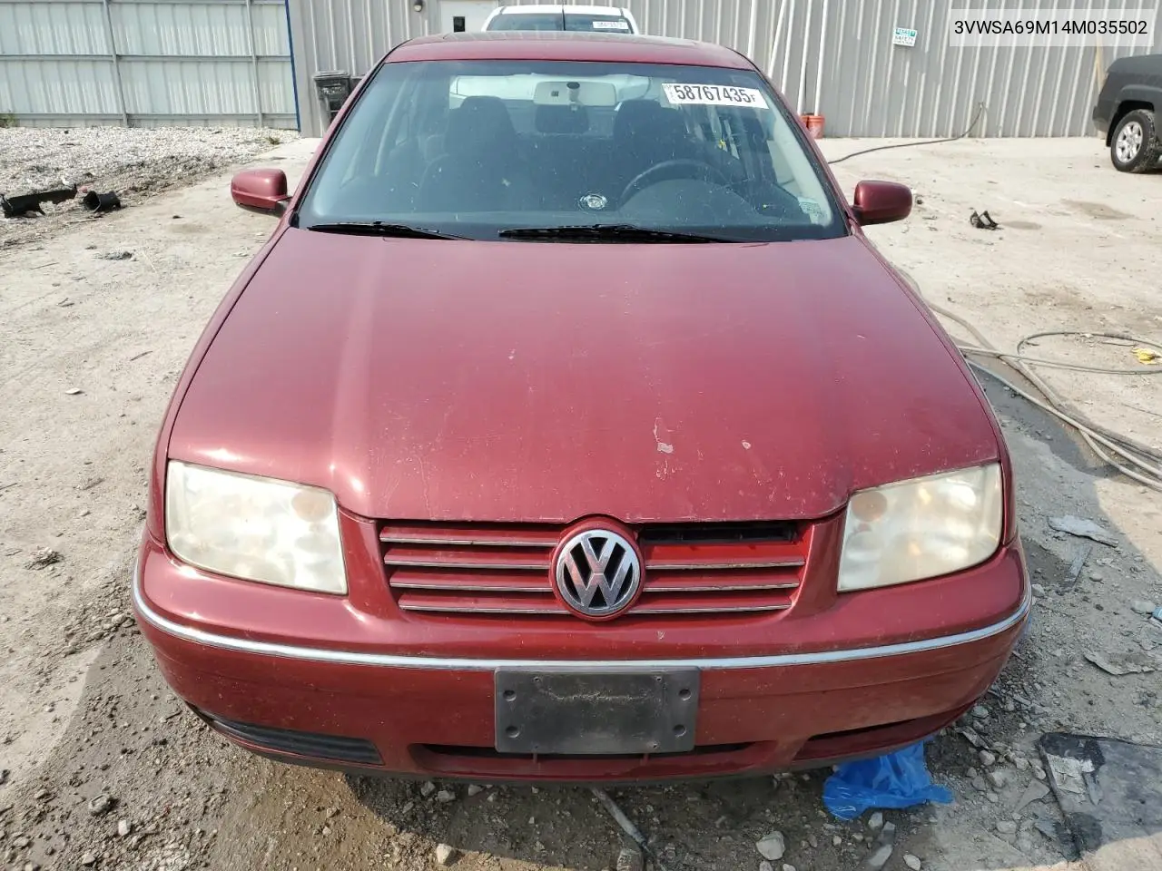 2004 Volkswagen Jetta Gls VIN: 3VWSA69M14M035502 Lot: 58767435