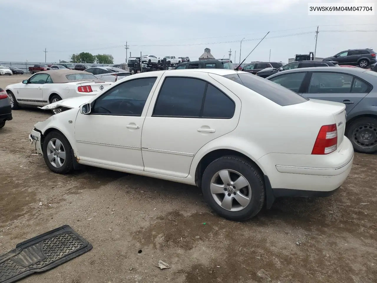 2004 Volkswagen Jetta Gls VIN: 3VWSK69M04M047704 Lot: 59488105