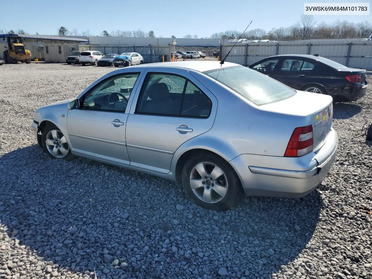 2004 Volkswagen Jetta Gls VIN: 3VWSK69M84M101783 Lot: 60412445