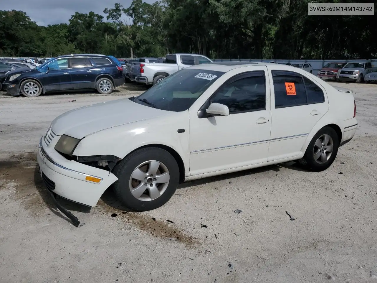 2004 Volkswagen Jetta Gls Tdi VIN: 3VWSR69M14M143742 Lot: 62860135