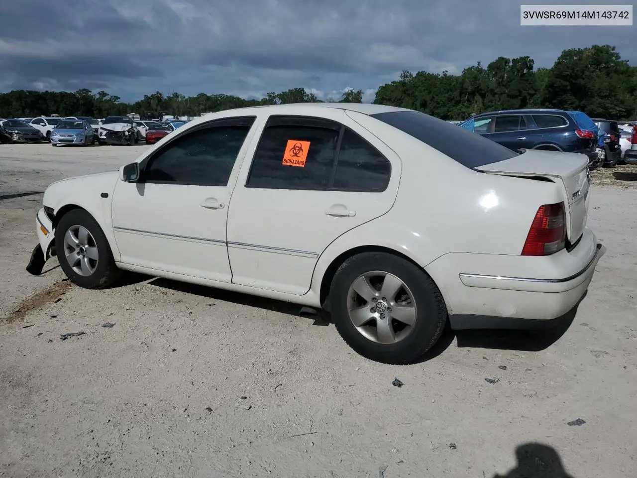 2004 Volkswagen Jetta Gls Tdi VIN: 3VWSR69M14M143742 Lot: 62860135