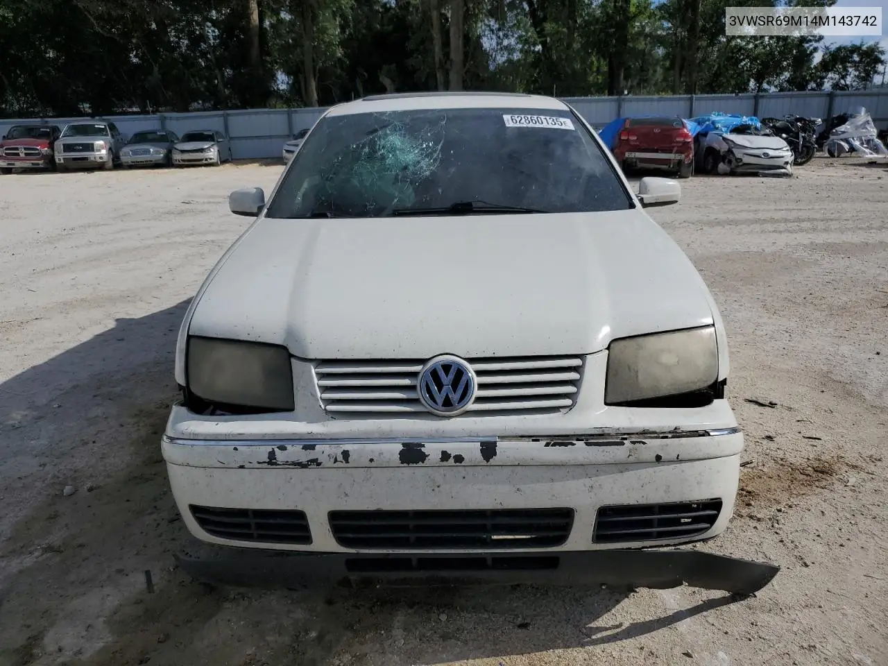 2004 Volkswagen Jetta Gls Tdi VIN: 3VWSR69M14M143742 Lot: 62860135