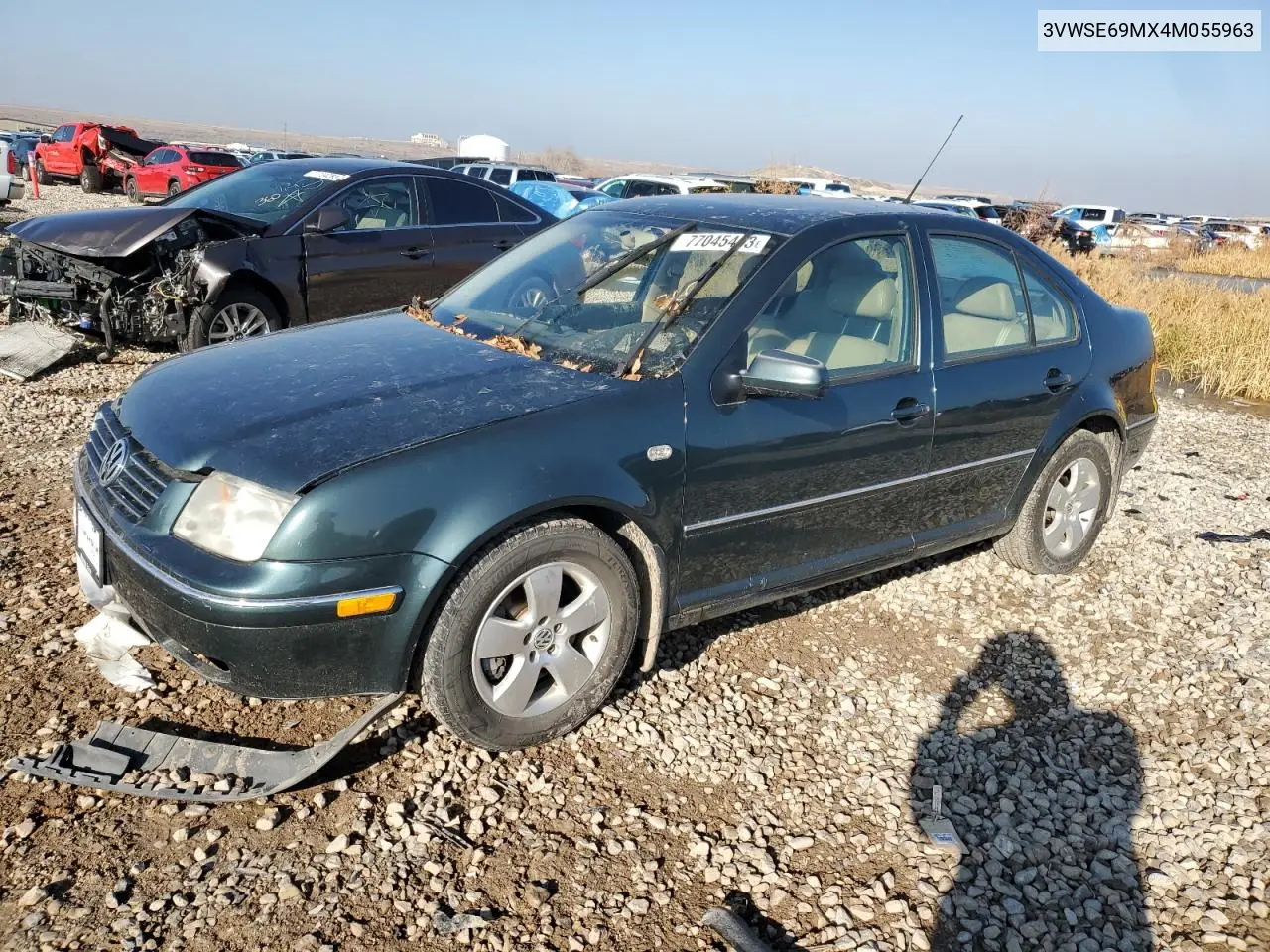 2004 Volkswagen Jetta Gls VIN: 3VWSE69MX4M055963 Lot: 77045453