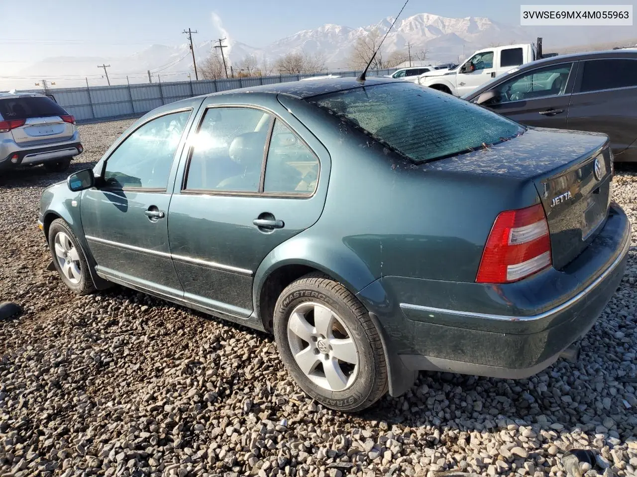 2004 Volkswagen Jetta Gls VIN: 3VWSE69MX4M055963 Lot: 77045453