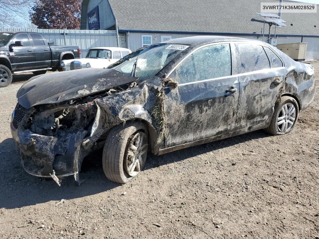 2006 Volkswagen Jetta Tdi VIN: 3VWRT71K36M028529 Lot: 56022735