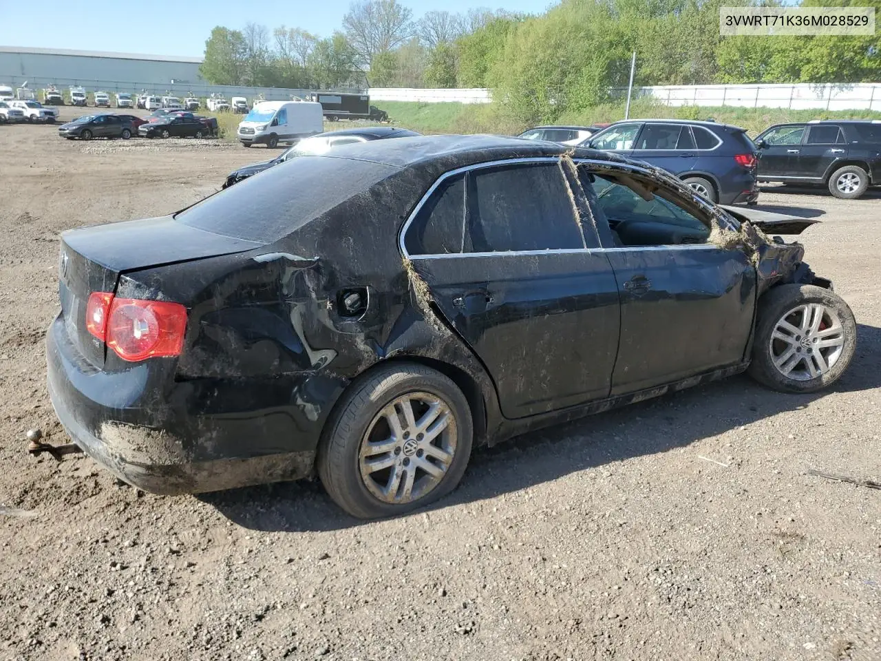 2006 Volkswagen Jetta Tdi VIN: 3VWRT71K36M028529 Lot: 56022735