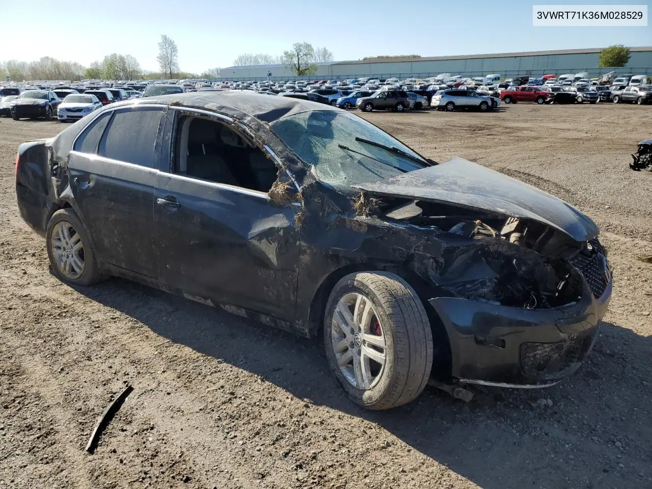 2006 Volkswagen Jetta Tdi VIN: 3VWRT71K36M028529 Lot: 56022735