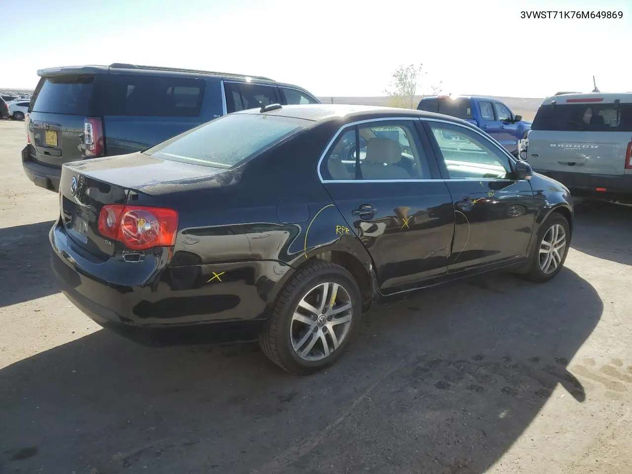 2006 Volkswagen Jetta Tdi Option Package 1 VIN: 3VWST71K76M649869 Lot: 56625305