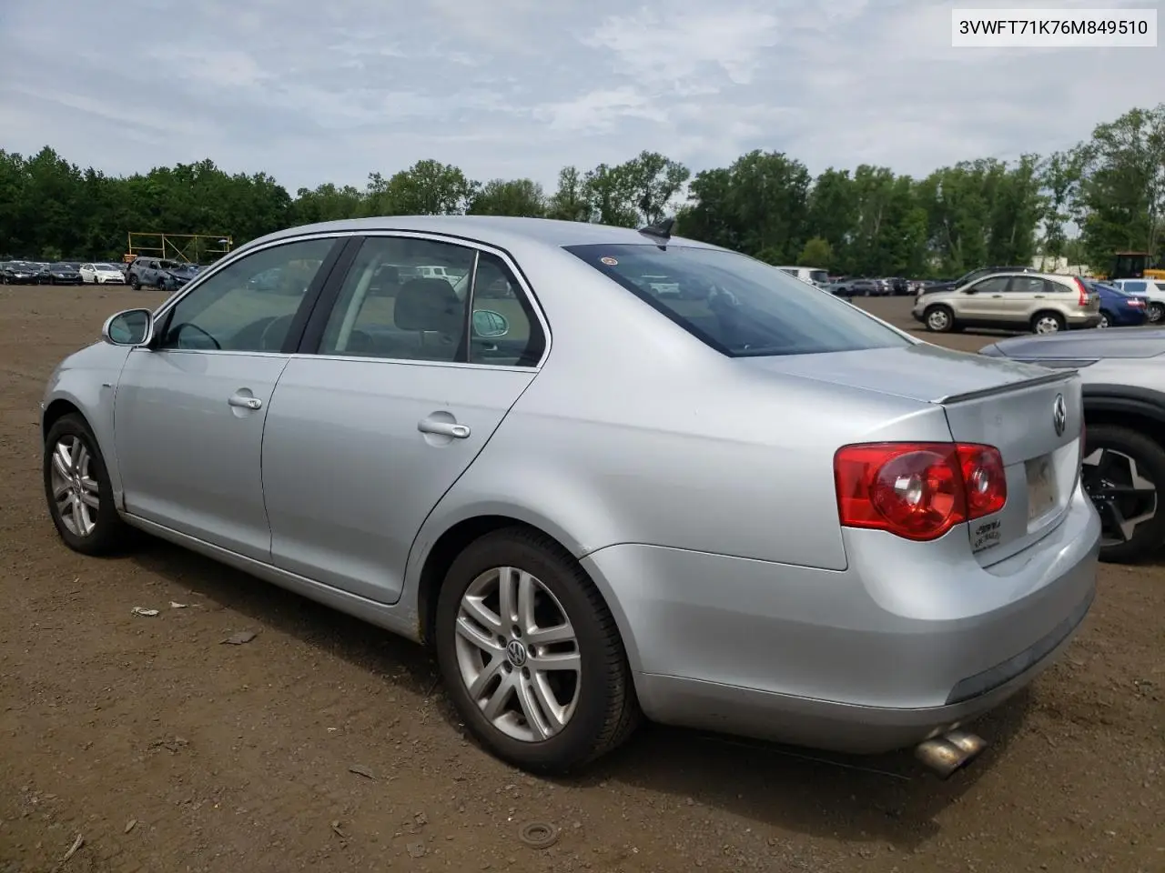 2006 Volkswagen Jetta Tdi VIN: 3VWFT71K76M849510 Lot: 62467105