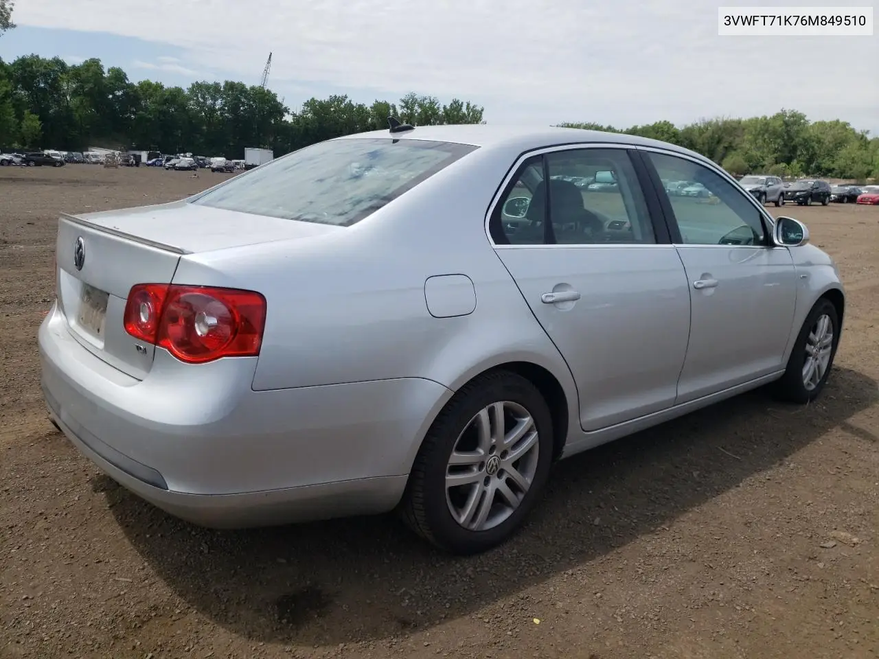 2006 Volkswagen Jetta Tdi VIN: 3VWFT71K76M849510 Lot: 62467105
