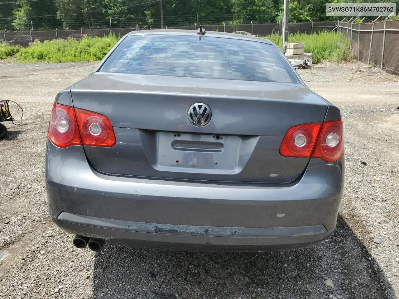2006 Volkswagen Jetta 2.5 Option Package 1 VIN: 3VWSG71K86M702762 Lot: 62670975