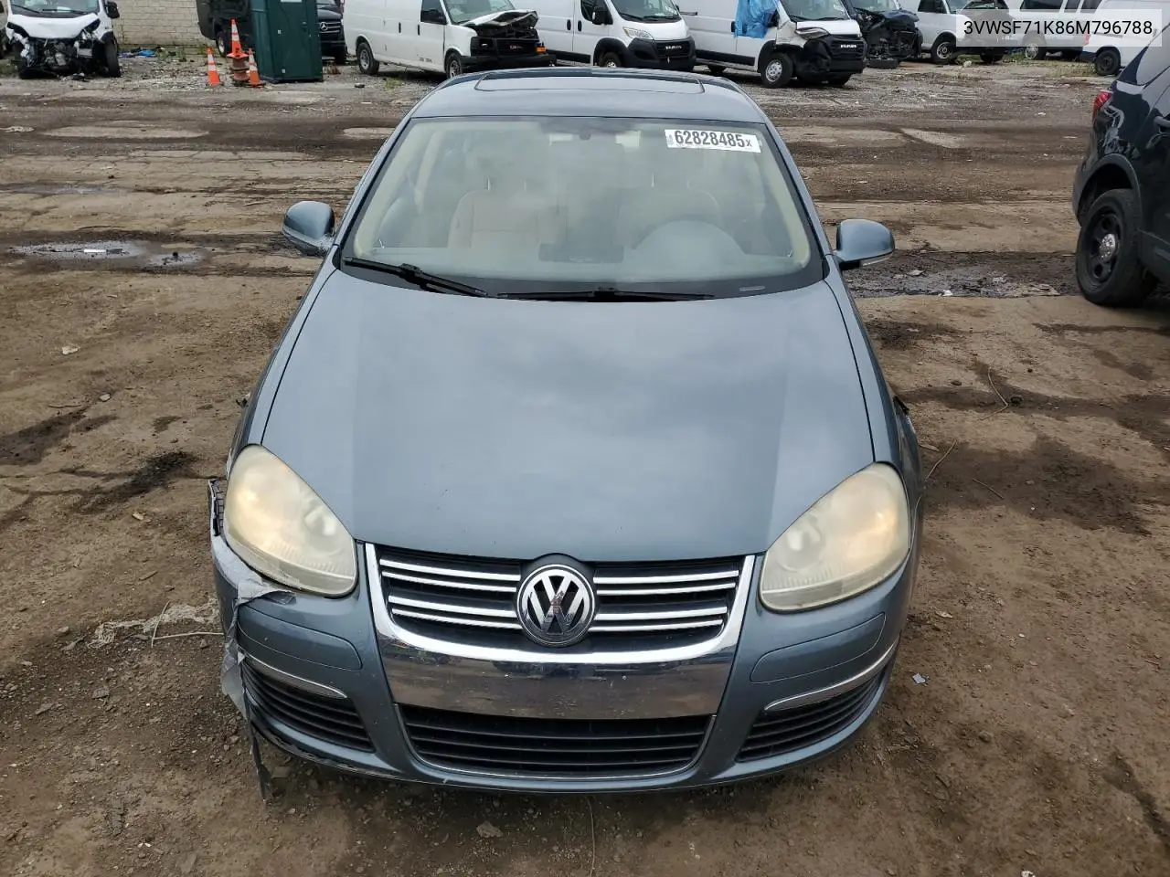 2006 Volkswagen Jetta 2.5 Option Package 1 VIN: 3VWSF71K86M796788 Lot: 62828485