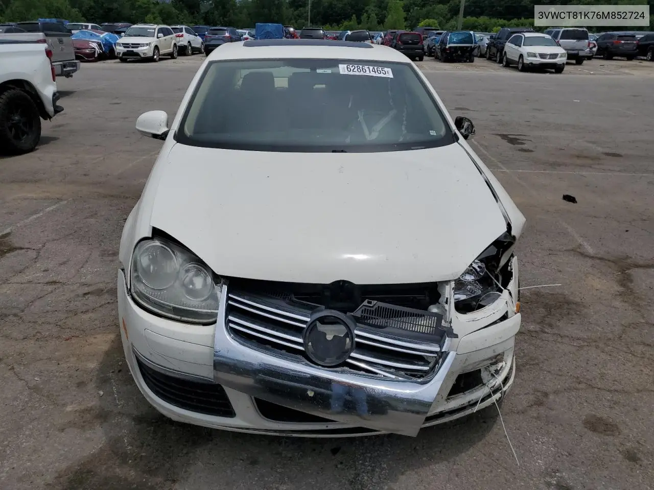 2006 Volkswagen Jetta Tdi VIN: 3VWCT81K76M852724 Lot: 62861465
