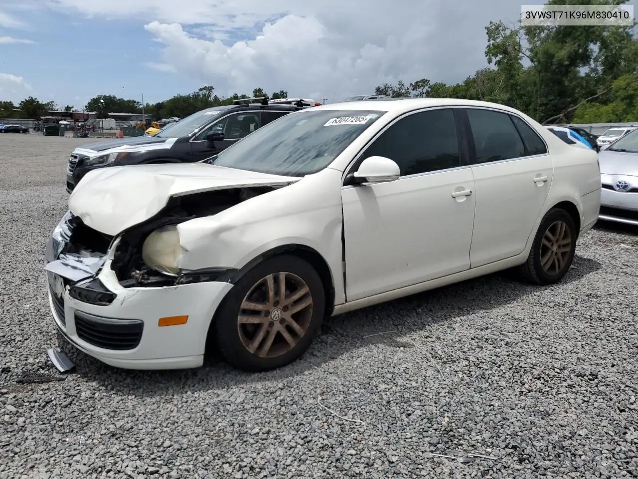 2006 Volkswagen Jetta Tdi Option Package 1 VIN: 3VWST71K96M830410 Lot: 63047265
