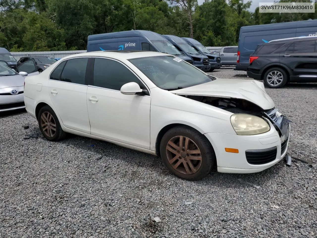 2006 Volkswagen Jetta Tdi Option Package 1 VIN: 3VWST71K96M830410 Lot: 63047265