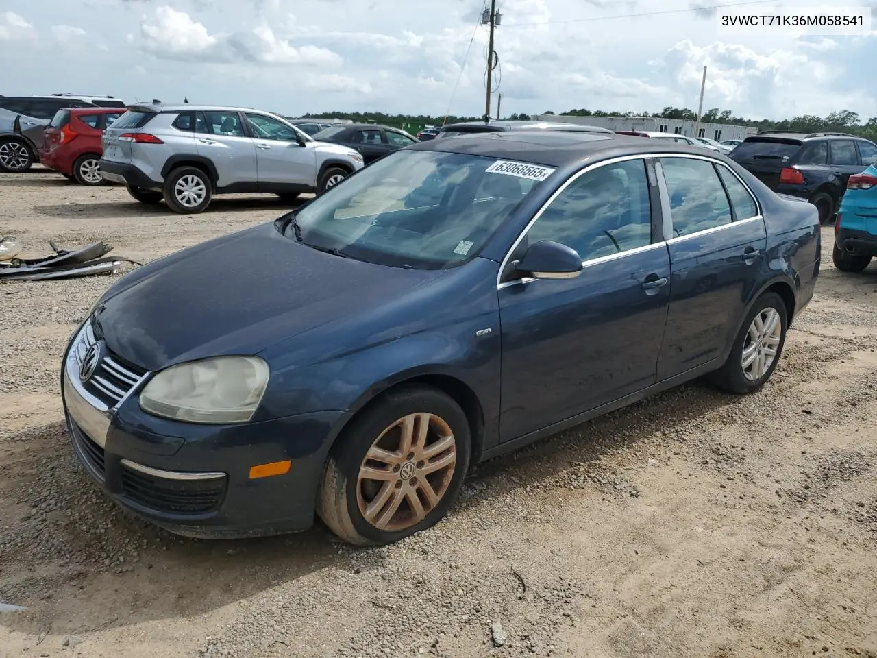 2006 Volkswagen Jetta Tdi VIN: 3VWCT71K36M058541 Lot: 63068565