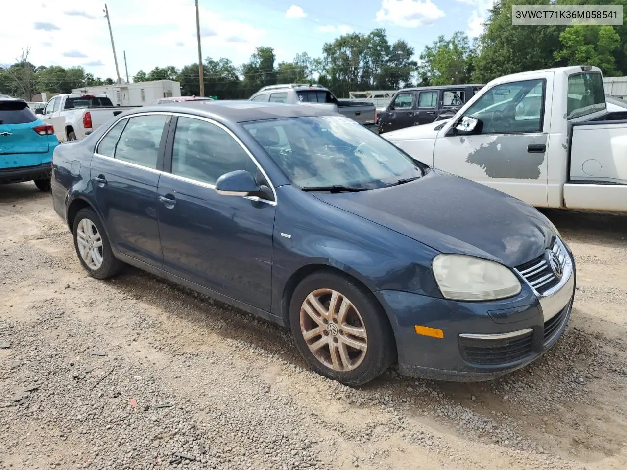 2006 Volkswagen Jetta Tdi VIN: 3VWCT71K36M058541 Lot: 63068565