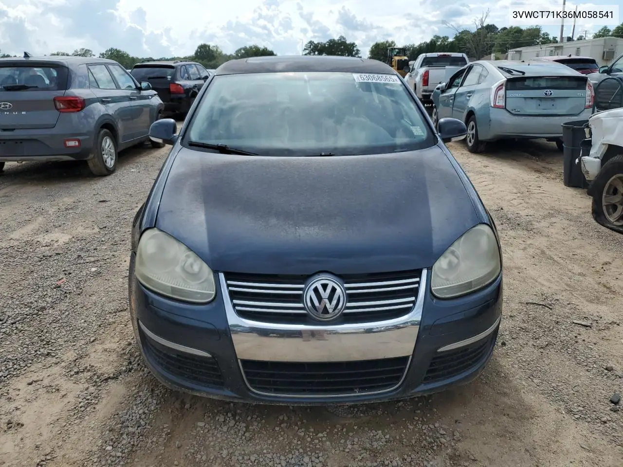 2006 Volkswagen Jetta Tdi VIN: 3VWCT71K36M058541 Lot: 63068565