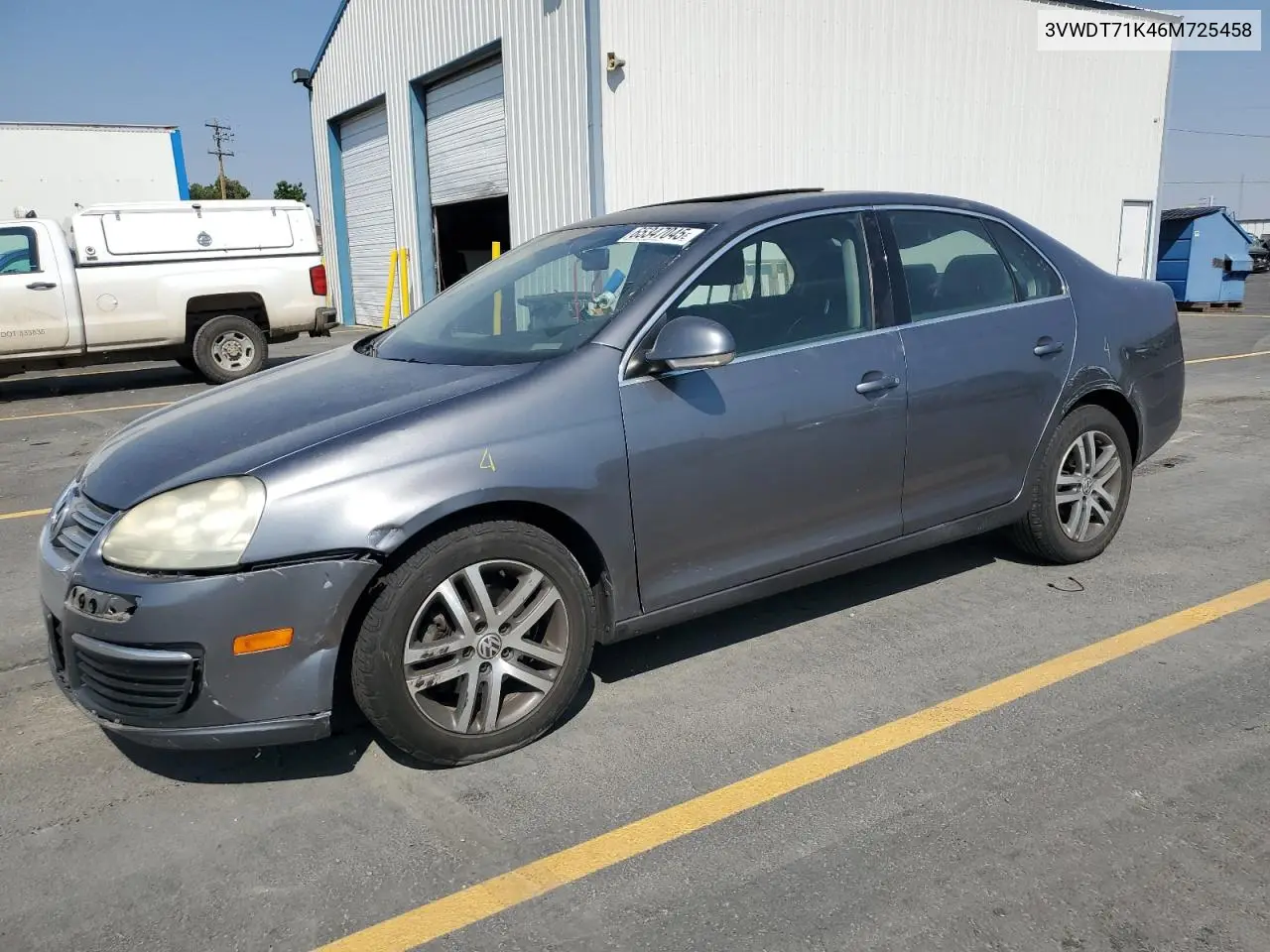 2006 Volkswagen Jetta Tdi Option Package 2 VIN: 3VWDT71K46M725458 Lot: 65347045