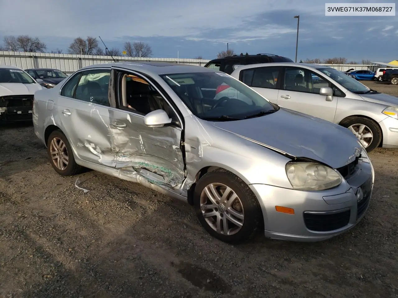 2007 Volkswagen Jetta Wolfsburg VIN: 3VWEG71K37M068727 Lot: 45629385