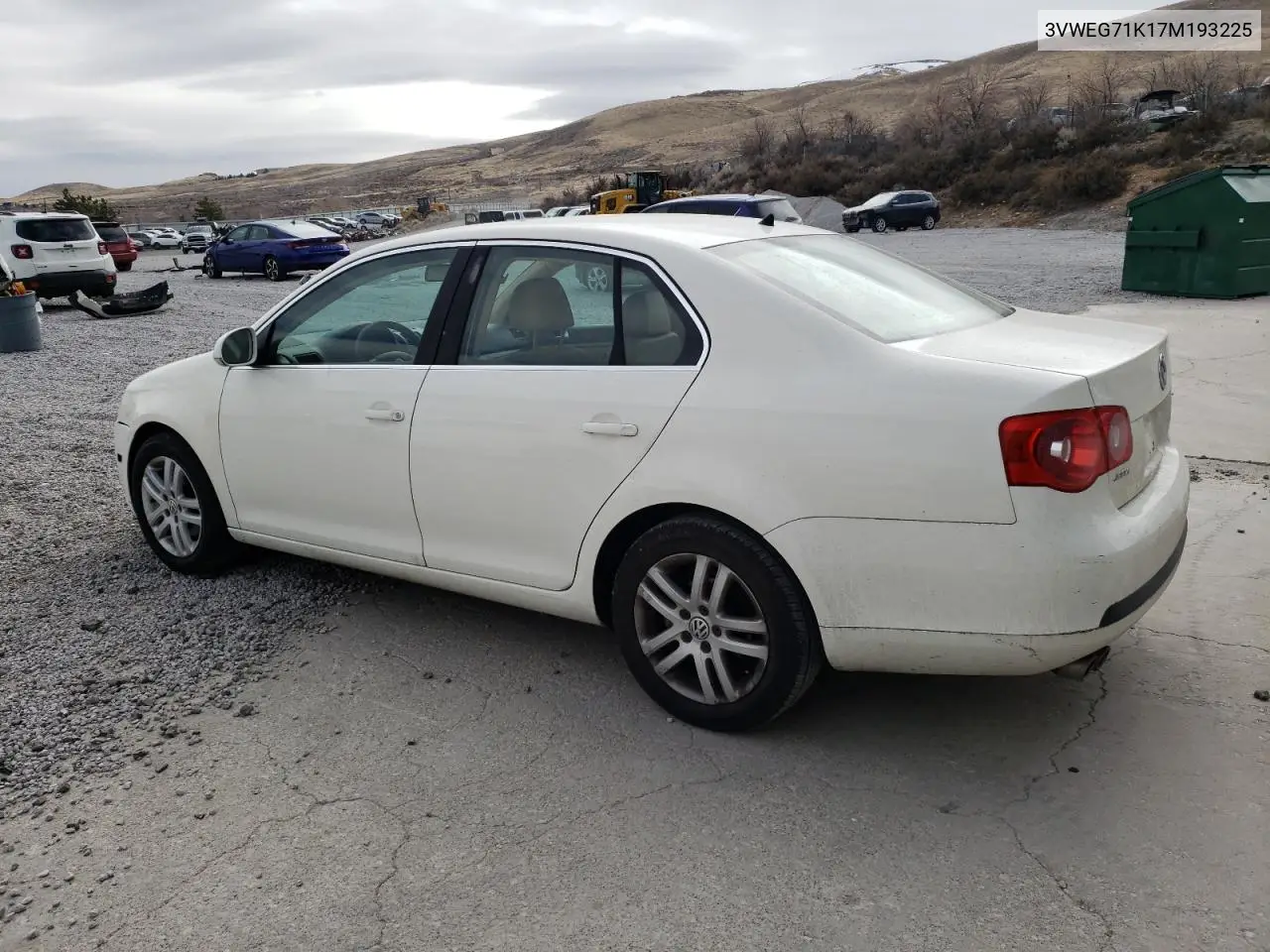 2007 Volkswagen Jetta Wolfsburg VIN: 3VWEG71K17M193225 Lot: 47824415